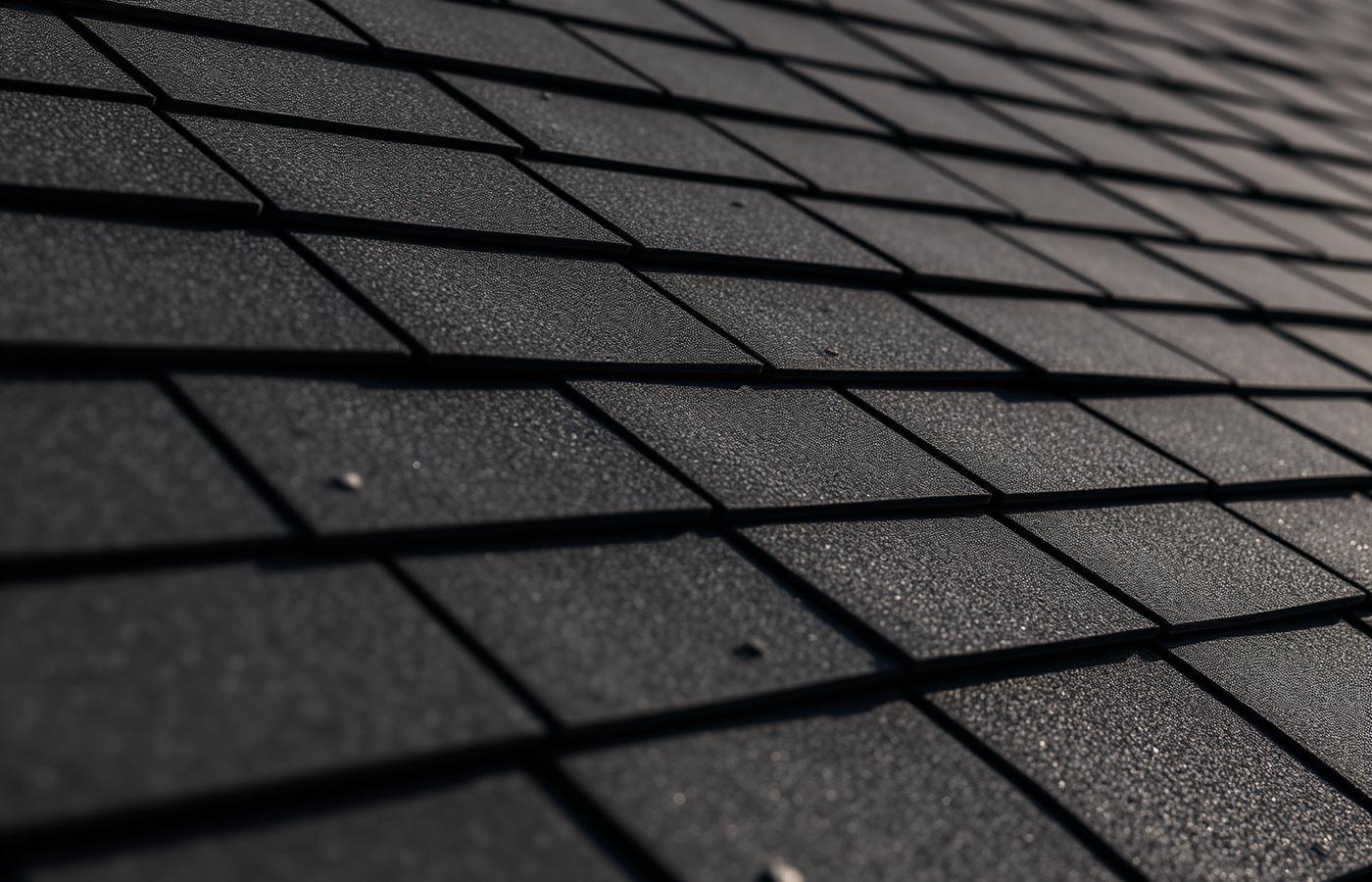 Premium dark architectural shingles